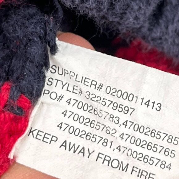 Ralph Lauren Striped Cotton Interlock Pullover Boys size 5 red navy blue stripe - Picture 5 of 12